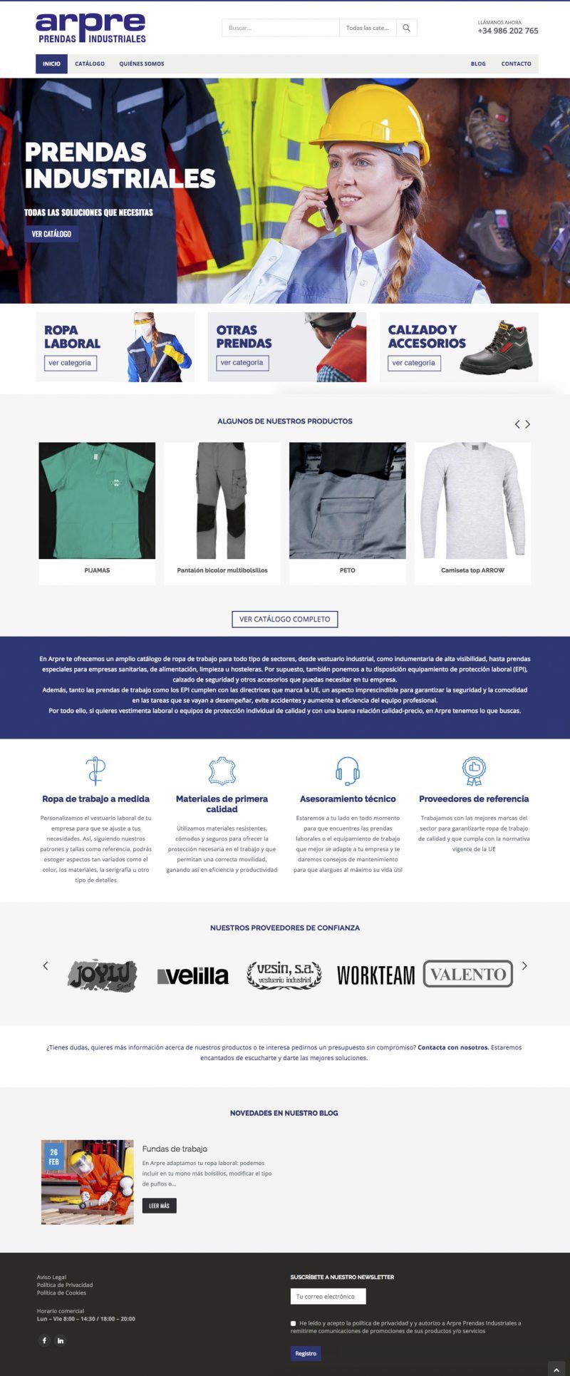 Diseño web arpre Vigo
